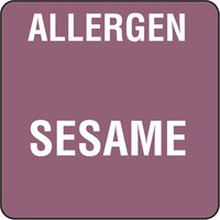 Food Allergen Labels Sesame (Roll of 500)