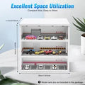3-Layer Model Car Display Case Garage Display Cabinet 1: 64 Diecast Model Car Display Case W/ LED Light