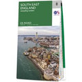 Ordnance Survey OS Map of South East England: Road 8