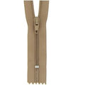 Milward Nylon Dress & Skirt Closed End Zips Sandalwood