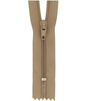 Milward Nylon Dress & Skirt Closed End Zips Sandalwood