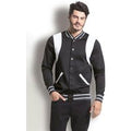 Casaco Preto e Branco Masculino