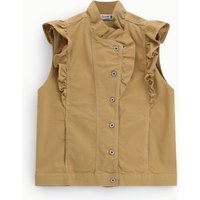 Veste sans manches à volants devant