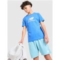 New Balance Large Logo T-Shirt/Shorts Set Junior, Blå