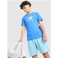 New Balance Large Logo T-Shirt/Shorts Set Junior, Blå