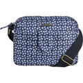 Weird Fish Corrie Printed Cross Body Bag Navy Size ONE