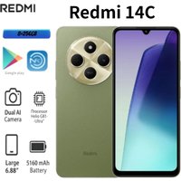 2026 (New ) Redmi 14C , Global Version 8+256GB Smartphone with a 5,160mAh high-capacity battery and a 50-megapixel camera