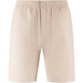 Bay Seersucker Cotton Lightweight Shorts - Ecru
