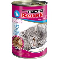 Super Benek Bocconcini in salsa senza cereali 10 x 415 g - Anatra