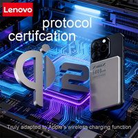 Lenovo Slim 5000mAh Wireless Magnetic Power Bank Super Fast Charging Large Capacity External Battery For iPhone For Magsafe New