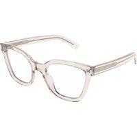 SAINT LAURENT Kvinde SAINT LAURENT SL 748 004 Optiske stel Acetat Beige Transparent Cat Eye