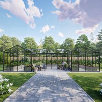 Large backyard greenhouse | Bloomcabin Orangerie