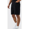 Pantalones Cortos Vaqueros Holgados Sin Tratar En Negro, Negro