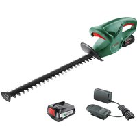 Bosch EASYHEDGECUT 18-45 P4A 18v Cordless Hedge Trimmer 450mm 2 x 2ah Li-ion Battery Charger