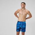 Short de bain Redondo Edge imprimé 45 cm, hommes, bleu