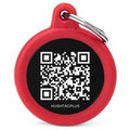 Medaglietta Hushtag Plus QR Code Cerchio Piccolo