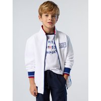 North Sails - Felpa con zip e label NewportNorth SailsWhite6