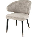 Luxe Mushroom Dining Chair