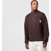 Carhartt WIP Detroit 1/2 Zip Sweater, marrón