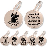 Personalized Breed Dog Tag (Belgian Malinois)