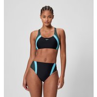 Ensemble bikini Femme Quantum Rib Splice noir/bleu