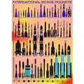 Eurographics Puzzle Jigsaw Puzzle - 1000 Pieces - International Space Rockets  - 1000 pieces