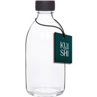 Bouteille de stockage en verre transparent