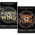 Empyrean Series 2 Books Collection Set - Fourth Wing & Iron Flame - Fantasy Romance - Paperback