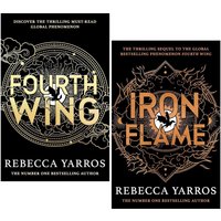 Empyrean Series 2 Books Collection Set - Fourth Wing & Iron Flame - Fantasy Romance - Paperback