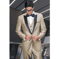 Mens Tan Groomsmen Tuxedos