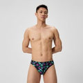 Slip de bain Homme Club Training imprimé vert/noir