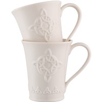 Belleek Classic Trinity Knot Mug Set of 2 - Extra 25% off with LC25