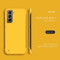 Thin Slim Hard PC Frameless Case For Samsung Galaxy S20 S22 S21 FE Ultra S10 Plus NOTE 20 Ultra Note 9 10 Plus Matte Cov