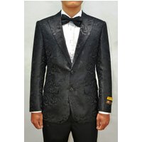 Paisley-100 Black - Mens Wholesale Blazers