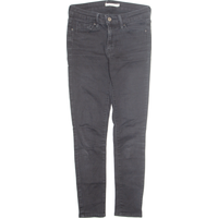 LEVI'S 711 Skinny Womens Jeans Black Regular Skinny W25 L25