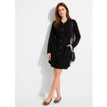 Vestido Chemisier Curto Preto