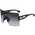 Dsquared2 Herren Dsquared2 D2 0126/S 807/9O Sonnenbrillen Plastik Schwarz Grau Maske  Schattiert