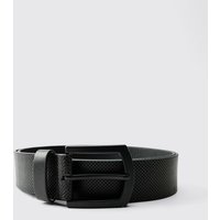 Cinturón Negro Texturizado, Negro