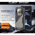 CUBOT KINGKONG X, Rugged Smartphone 5G, 32GB RAM(16GB+16GB), 256/512GB ROM, 10200mAh, 6.583-Inch 120Hz Screen, NFC,WiFi 6, 100MP
