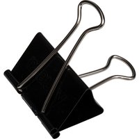 Papierklem MAUL foldback 215 zwart 6 stuks