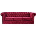 Casa Padrino Luxus Chesterfield Samt Sofa 235 x 93 x H. 84 cm - Verschiedene Farben - Chesterfield MÃ¶bel