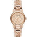 Burberry BU9146 The City Engraved Check Unisex Watch