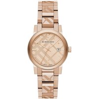 Burberry BU9146 The City Engraved Check Unisex Watch