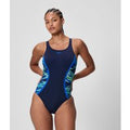 Maillot de bain Femme Hyperboom Splice Muscleback bleu marine/bleu