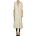 Linen double-breasted gilet