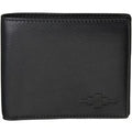 Pampeano 100% Leather Moneda Coin Men's Wallet – Black with Black Diamond