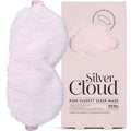 Silver Cloud Fluffy Sleep Mask Infused with Silver Ions – Pink