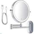 Make-Up Spiegel - Oplaadbaar - Chroom