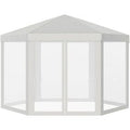 Outsunny 4M Hexagon Gazebo