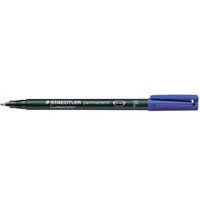 Staedtler 318 Lumocolor Permanent Pen Fine 0.6mm Line Blue Ref 318-3